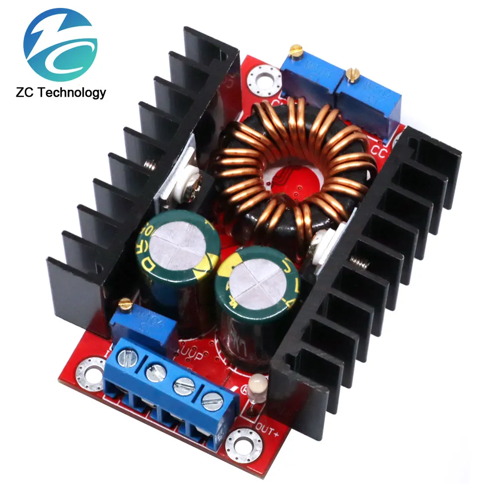 DC-DC CC CV Buck Boost Converter 9-35 to 1-35V 80W Buck Booster DC Step Down Step Up Adapter Module Adjustable Voltage Regulator