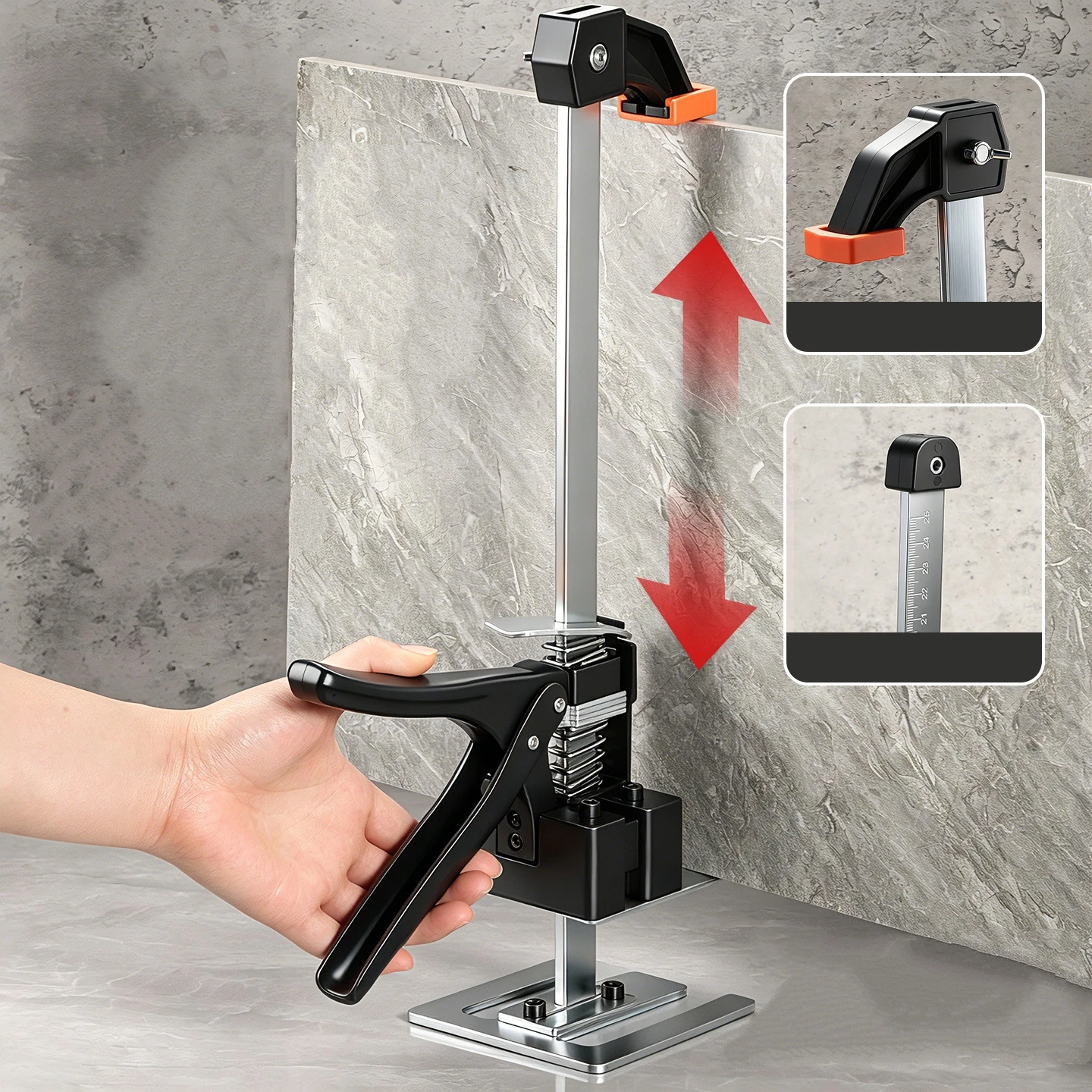 Cabinet Board Lifter Labor-Saving Arm Jack Elevator Tool Tile Height Adjuster Hand Lifting Tool Door Panel Drywall Lifting