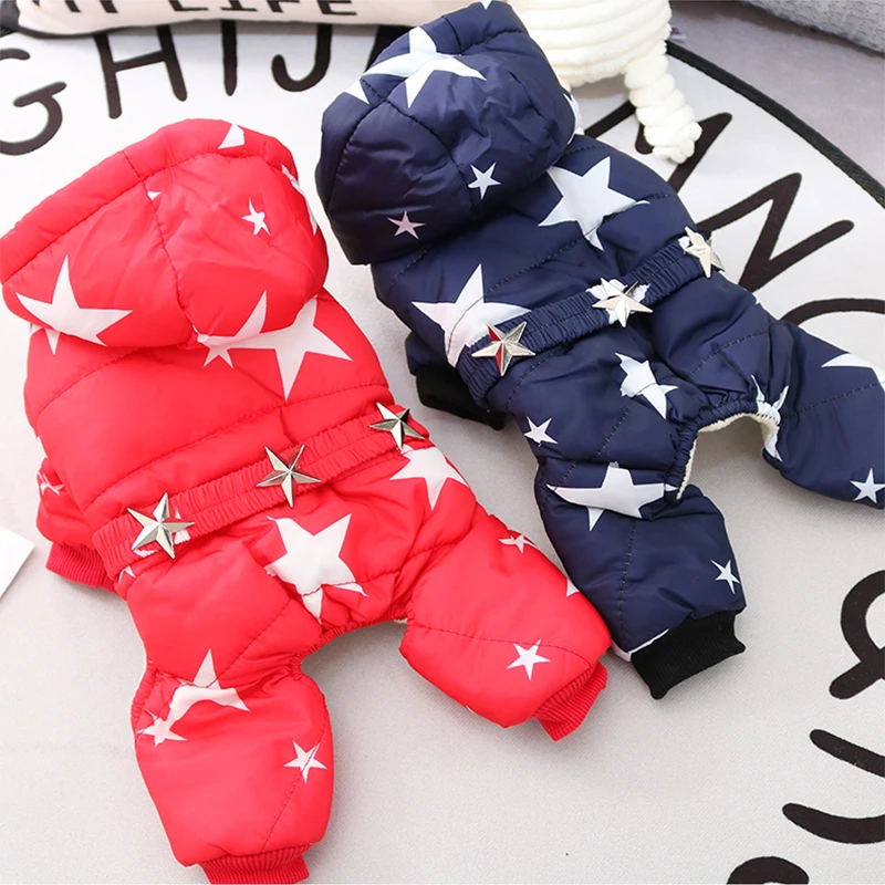 All Stars Winter Warm Dog Clothes waterproof pet coat jacket Chihuahua Yorkshire clothes For dogs
