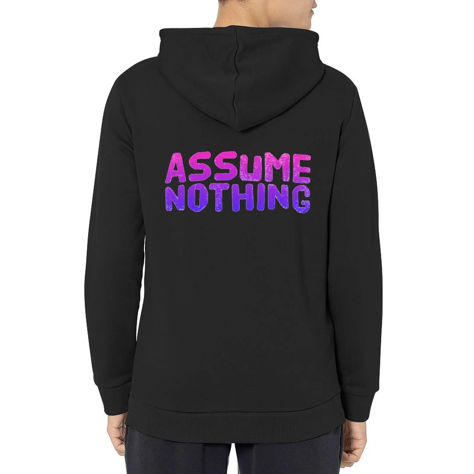 

Assume Nothing Hoodie men's sweat-shirt set men's clothes men's sweat-shirt men clothes tracksuit men