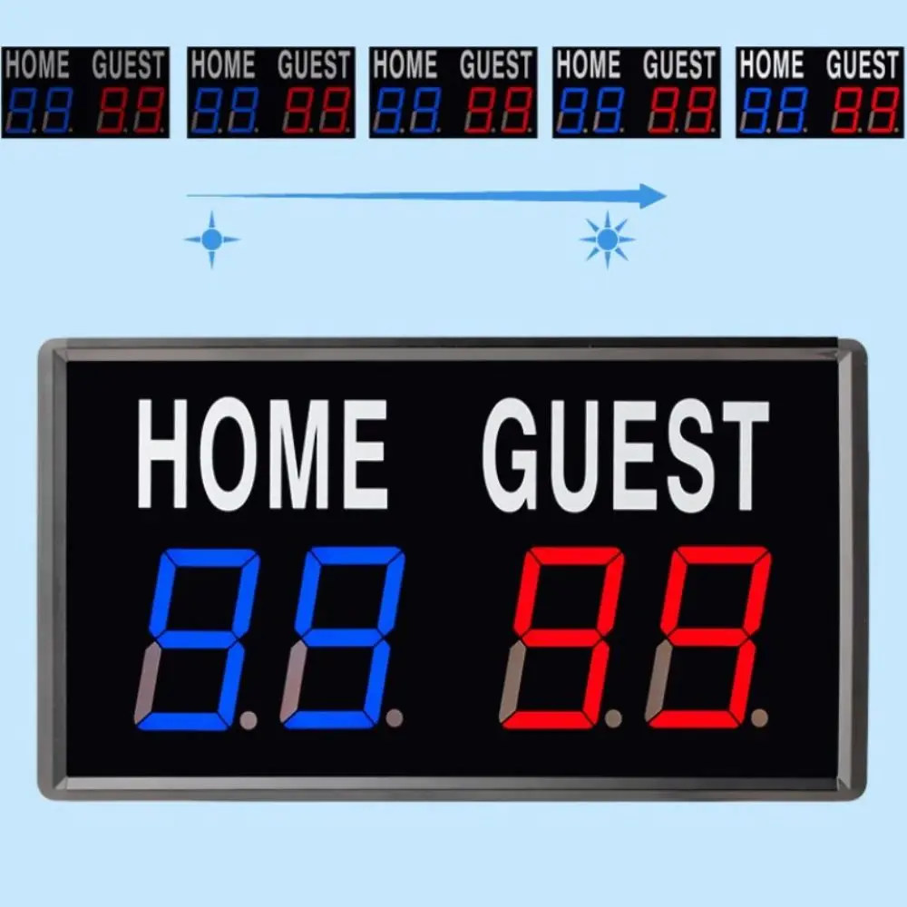 لوحة النتائج الرقمية المحمولة الجديدة، سجل النتيجة الرياضية المتعددة، لوحة النتائج الإلكترونية LED، سجل النتيجة التي يتم التحكم فيها عن بعد