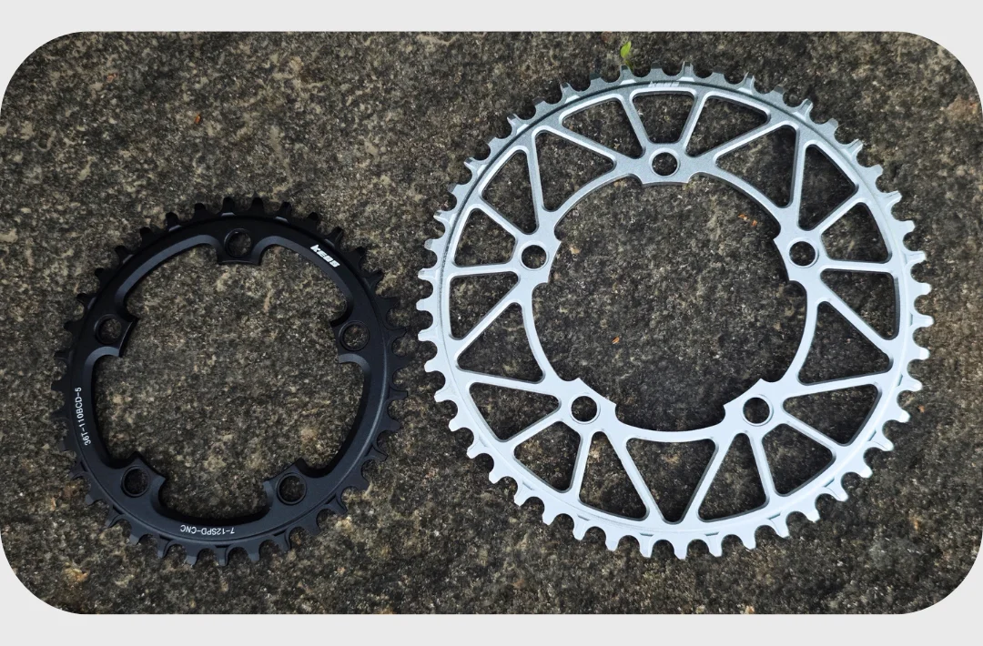 DECKAS KEOS 110BCD Chainring 36T-52T Bicycle Chainwheel forShimano SRAM 5 Bolt Road Bike Narrow Wide Crank Bike Accessories