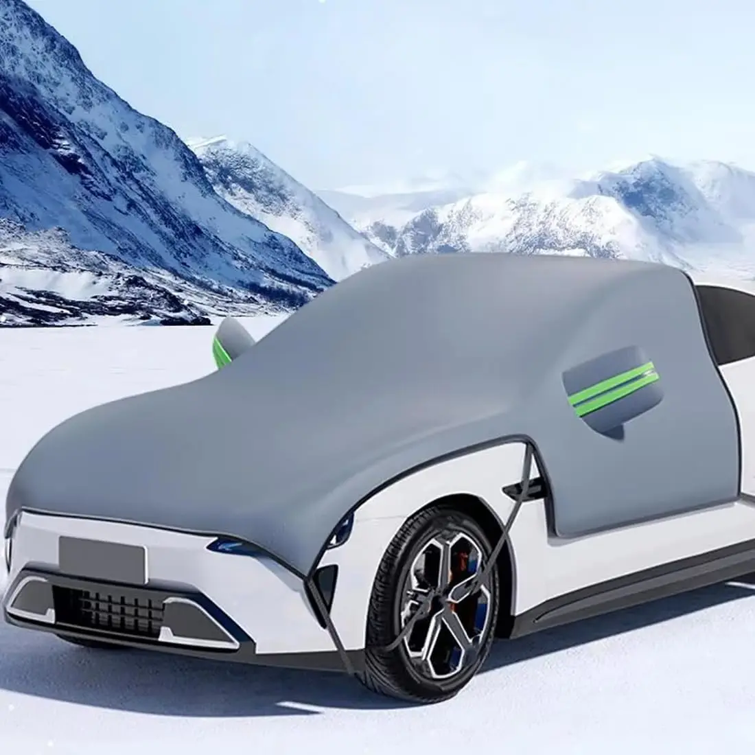 

Heavy Car Duty Cover Snow Shield For Windshields Hood Winter Ice Shield Snow Protector Frost Cover All-Weather Car Accessories