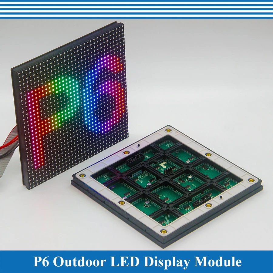 192*192mm Outdoor P3 P6 Full color LED Display Module