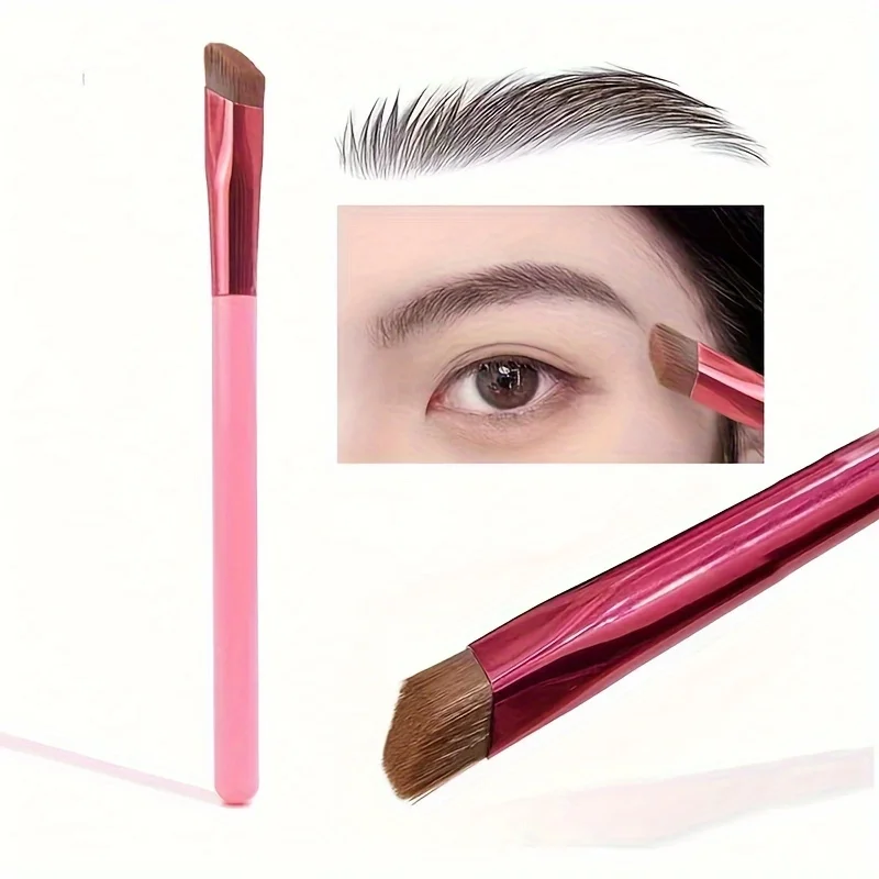 1pcs cross-border popular wild eyebrow brush multi-functional square three-dimensional concealer brush bevel angle eyebrow brush