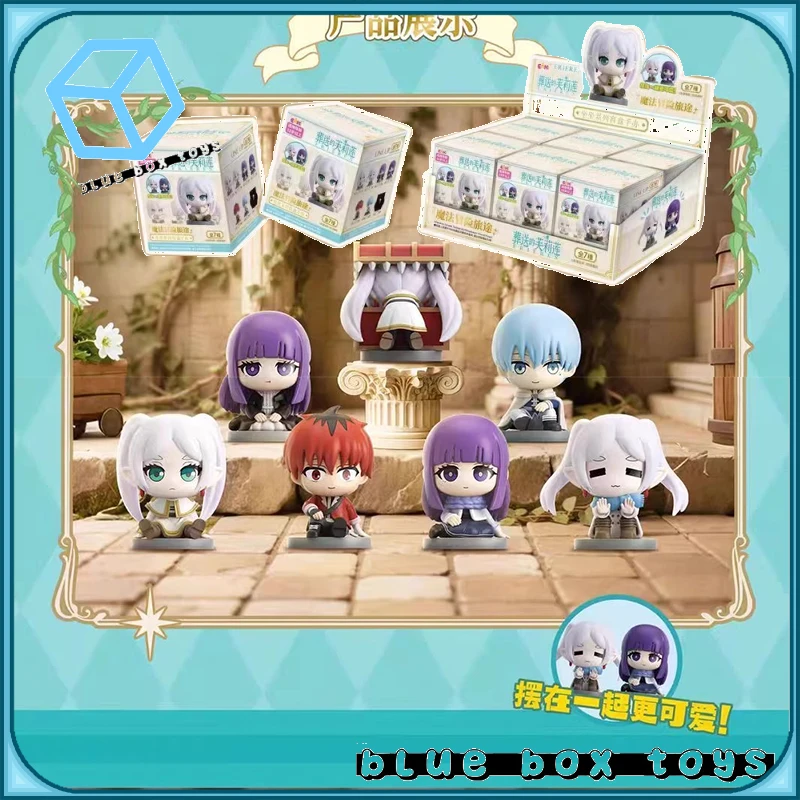 

Подлинная серия EAKI Frieren: Beyond Journey's End Sit Sit, экшн-фигурка, глухая коробка, милая кукла Kawaii, загадочная коробка, коллекционные игрушки, подарок