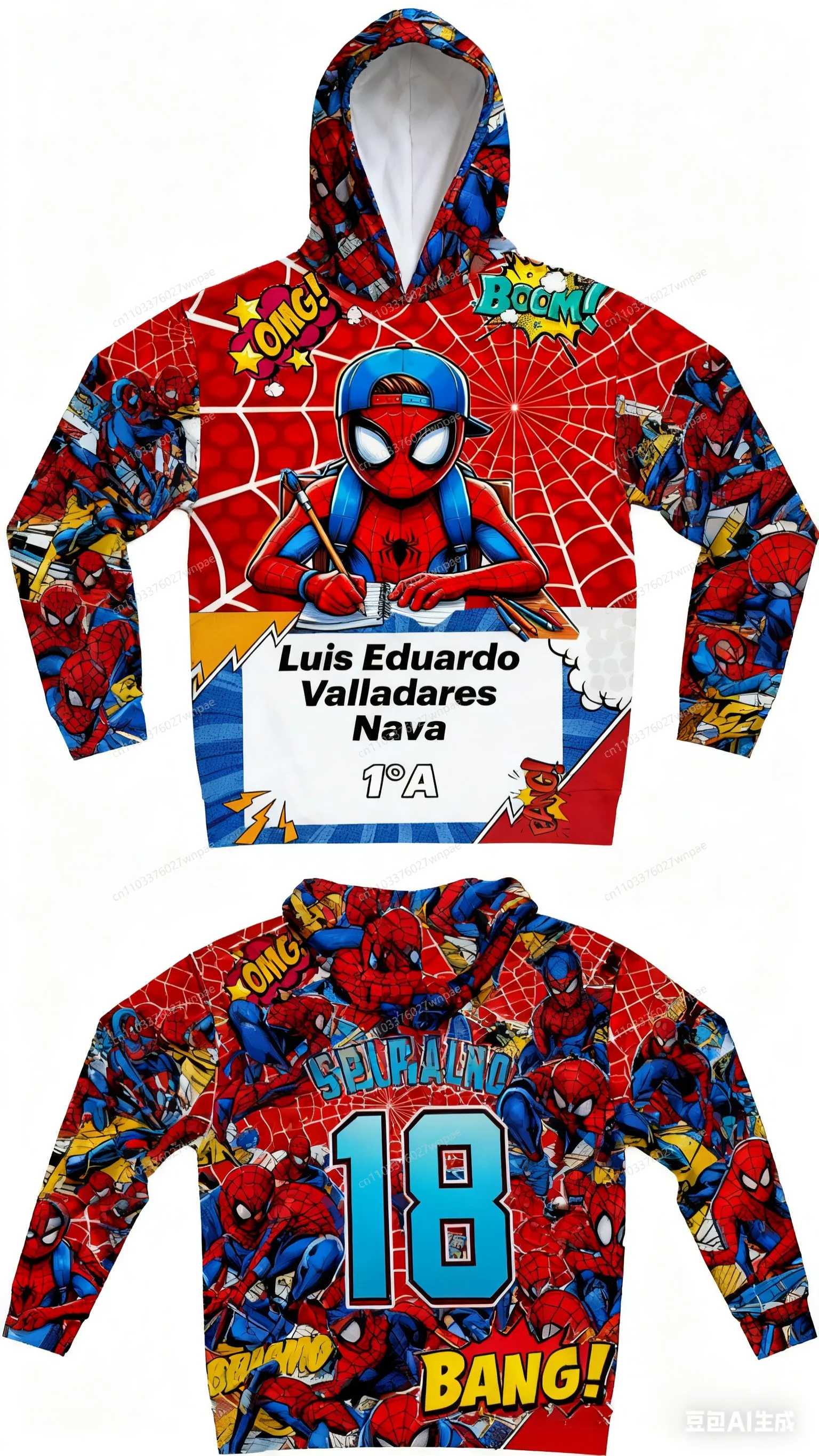 سترة جيرسي بغطاء للرأس بطباعة ثلاثية الأبعاد من AI-Creative Marvel: أنيقة ومريحة رياضية كاجوال كلاسيكية، ضرب عالمي على البطل، جاهز للجنسين للبالغين والأطفال #5