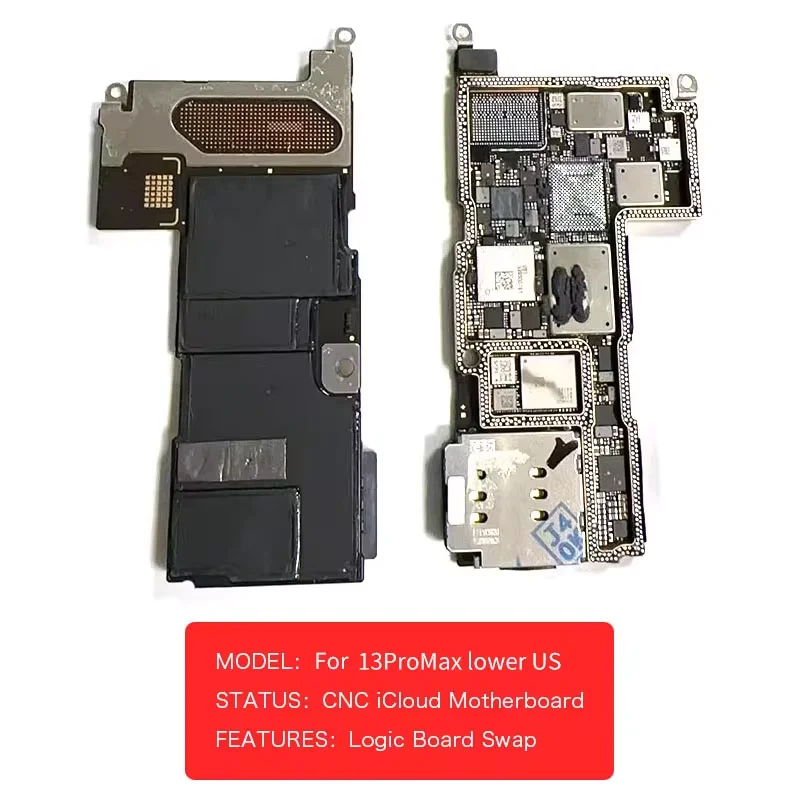CNCカットマザーボード iPhone 13 Mini Pro MAX ロジックボード 研磨