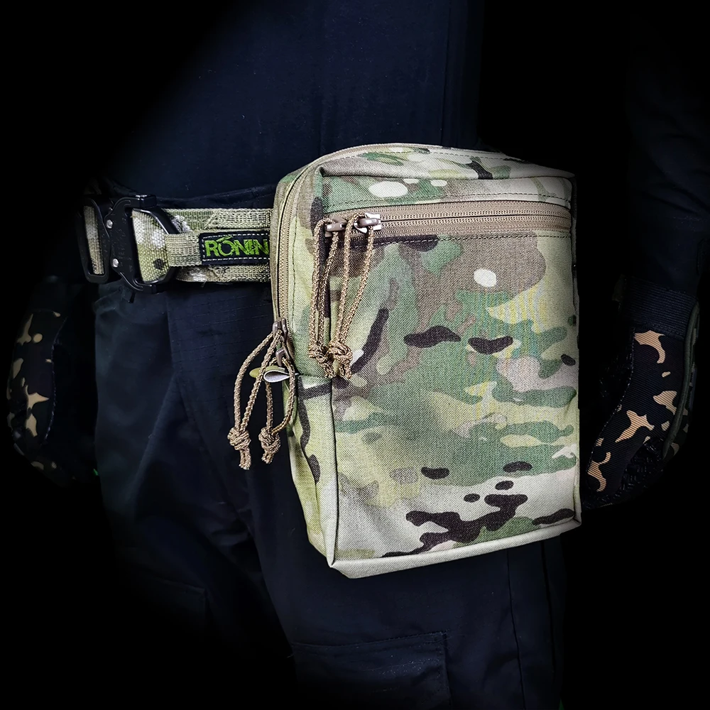 SS style GP Vertical Sundries Bag Tactical Molle Belt Pouch borsa multifunzionale per bottiglia d'acqua