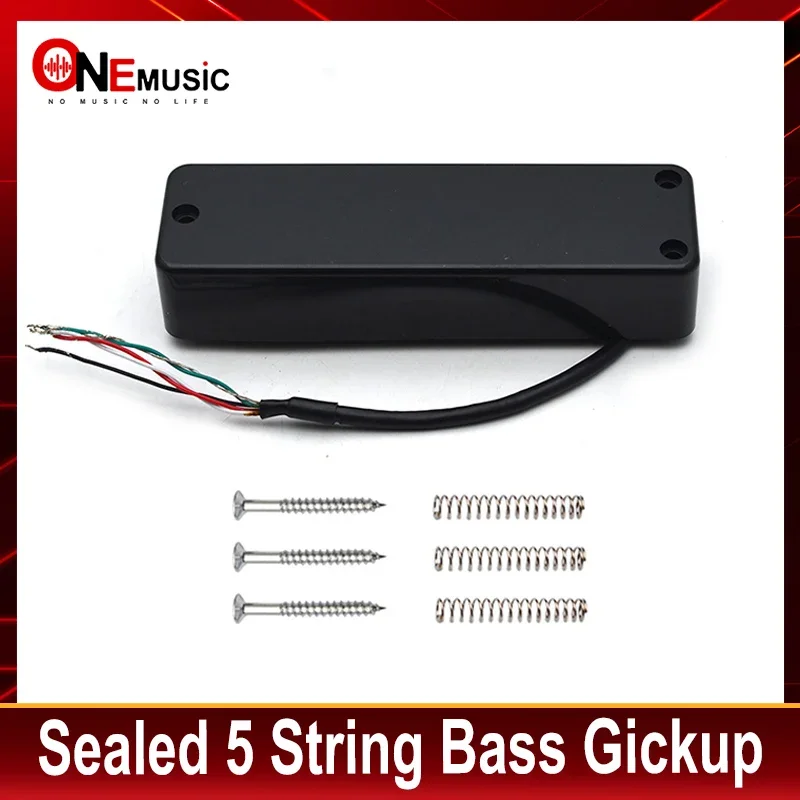 

Sealed Soapba 3 Hole Bass Guitar Pickup 5 String Double Coil Humbucker Pickup 108.5*32mm Ceramic Magnet Bass Guitar Accessories