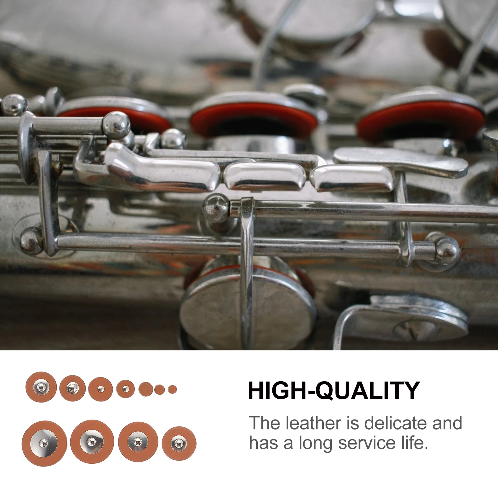 

25 Pcs Saxophone Cushion Accessories Alto Pads Component Parts Sound Hole Gasket