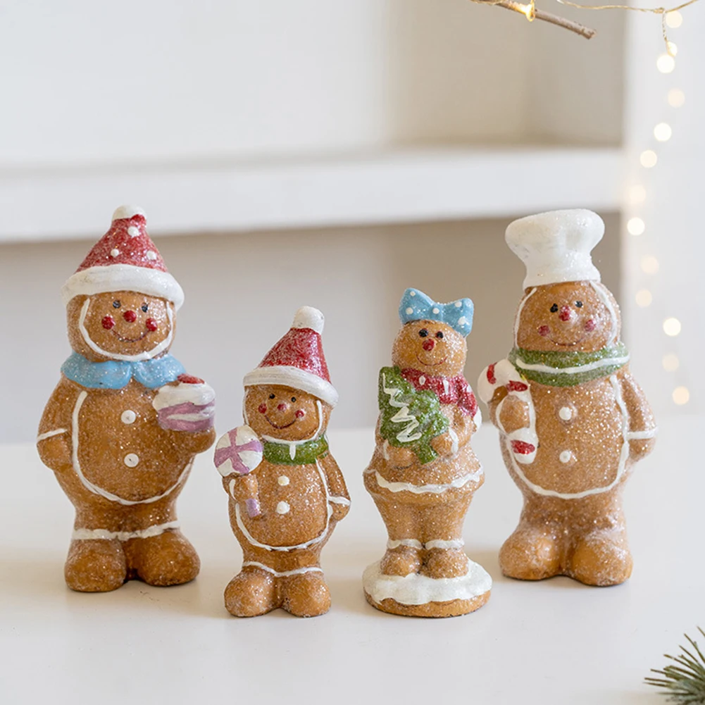 Christmas Decor Gnomes Figurines Resin Christmas Ornament Nostalgic Decor Warm Companionship Cultural Significance