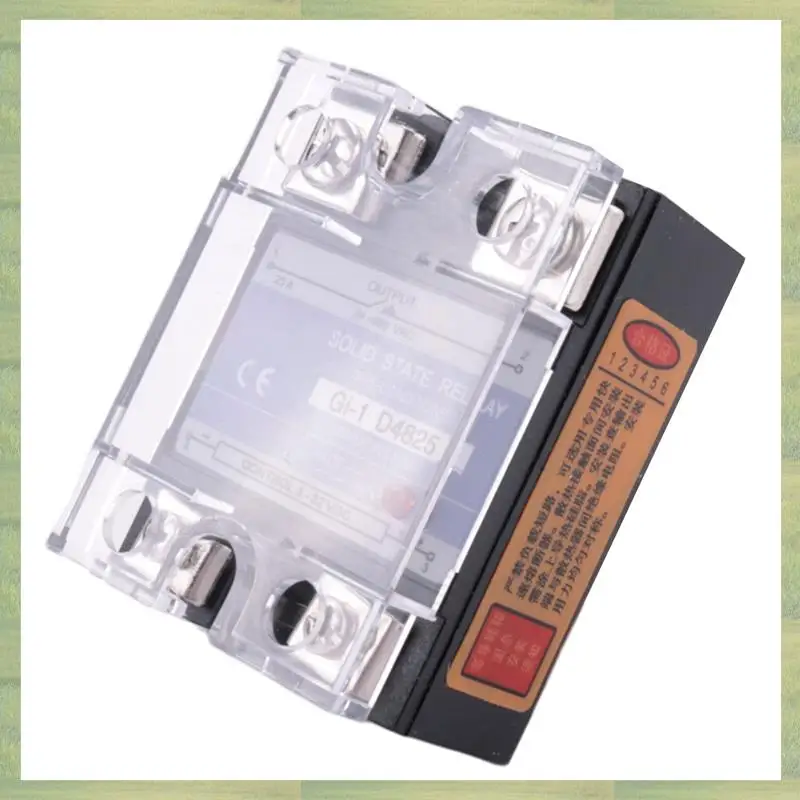 T85C-10X SSR 25A 3-32V DC To 24-480V AC Single Phase Solid State Relay DC Control AC MGR-1 D4825 Load Voltage