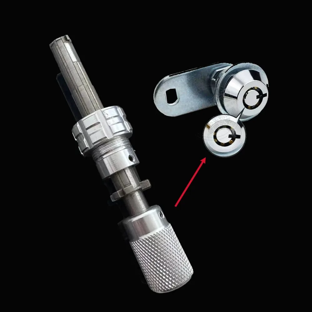 

Новый набор инструментов для вскрытия замков: 1 шт., 7-пиновый усовершенствованный инструмент для трубчатых замков, отмычка для навесных замков, трубчатый отмычка из нержавеющей стали.