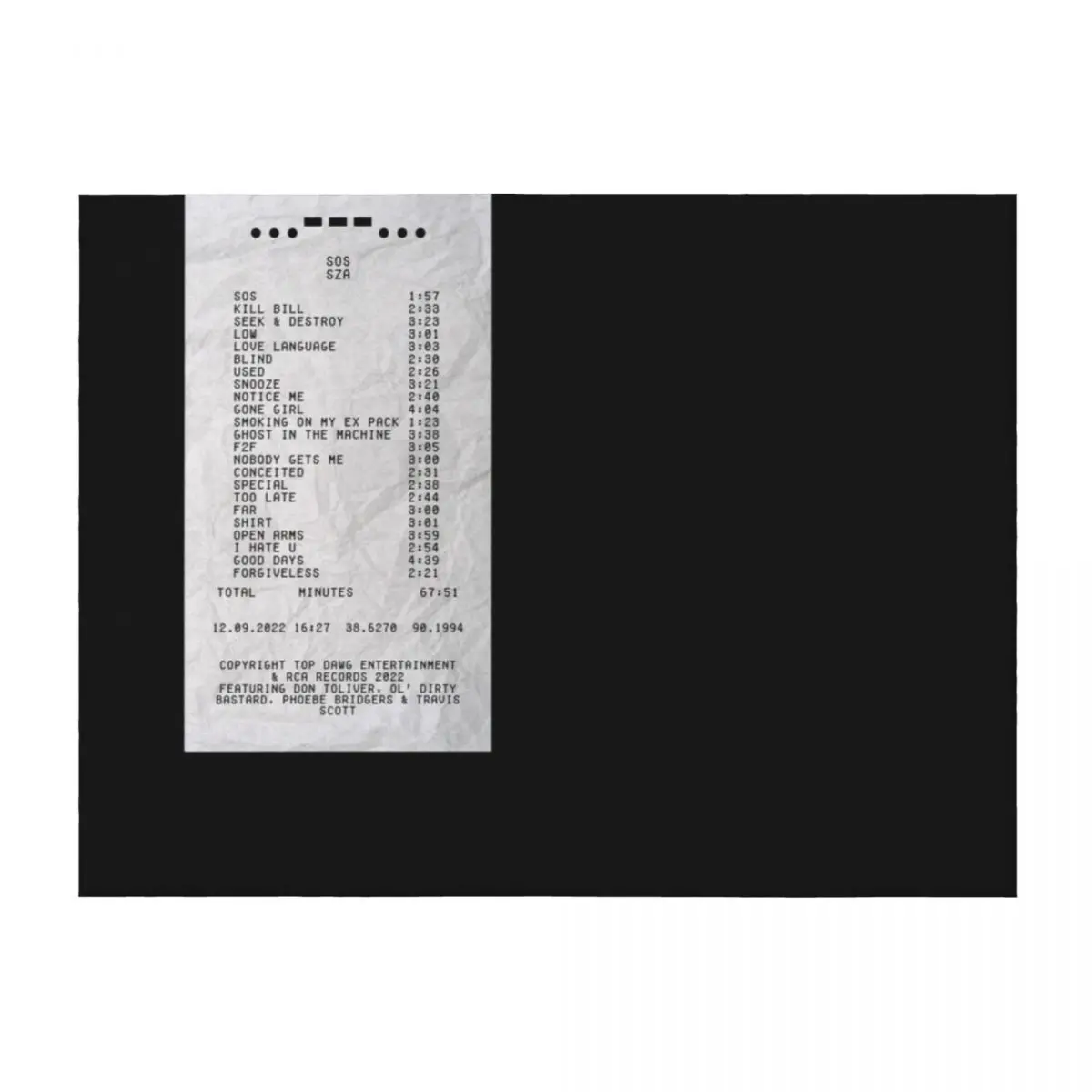 

SOS by SZA Bill Throw Blanket Vintage Sofa Luxury Designer for winter Blankets