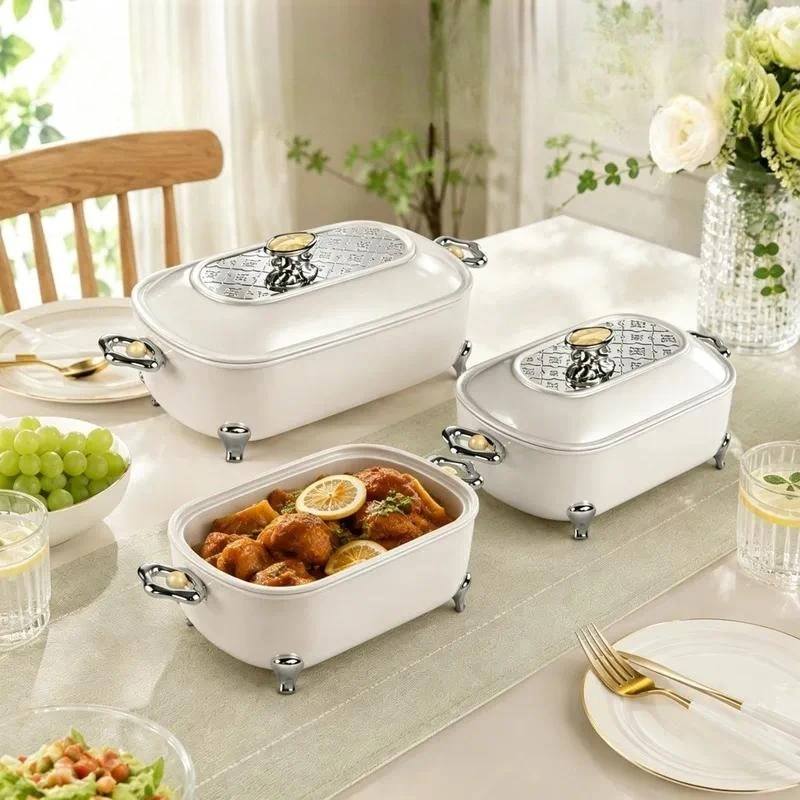 Large Capacity 304 Stainless Steel Thermal Insulation Lunch Box Food Grade Crisper Household Food Warmer