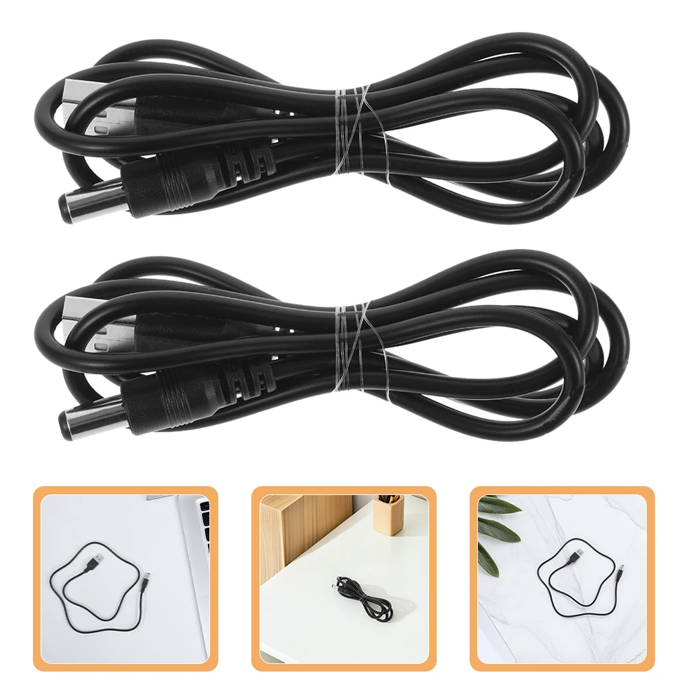 

2pcs Smart Trash Can Charging Cable USB Power Supply Cord for Office Universal Replacement Garbage Can Induction Line Precise