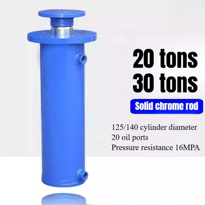 

Hydraulic Cylinder 20 tons 30 tons Flange Cylinder diameter 125/140mm Oil top Baler Wood splitter Customizable