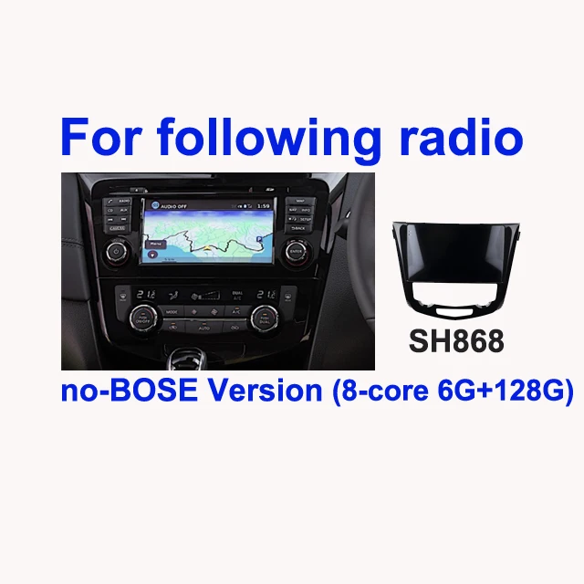 SINOSMART 8-Core A7870 Android GPS for Nissan Qashqai J11 X-Trail T32 Rogue 2014–2021 with OEM NAV Support BOSE 360 Camera image 3