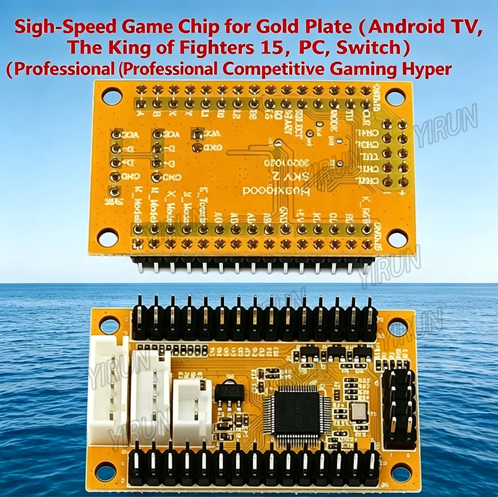 Golden Board Competition High-Speed Chip for Android, TV, KOF 15, PC, Switch Arcade Joystick