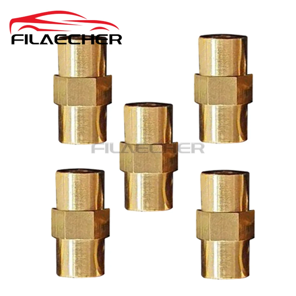 

5PCS M8/M10 Gas Nozzle Thread Copper Sleeve For Double-ended Air Suspension Repair Kit