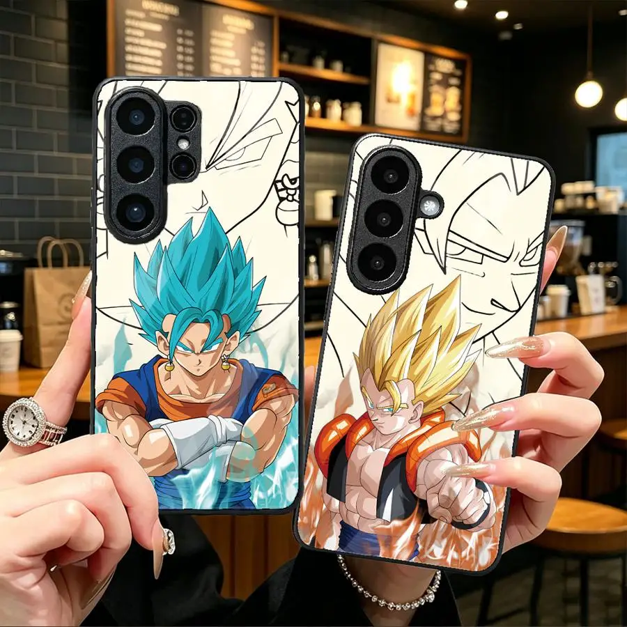 Glass Case for Samsung Galaxy S26 Ultra S20 S23+ 24 Plus 25 Edge S22 S25+ S21 S26+ S23 FE S24+ Phone Cover Dragon Ball Goku