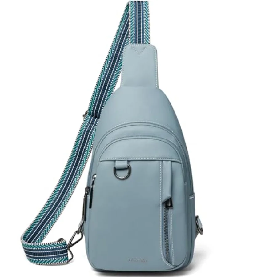 

7L Sling Bag for Women Men Leather Small Sling Backpack Daypack Anti Theft Fanny Pack Crossbody Purse Travel