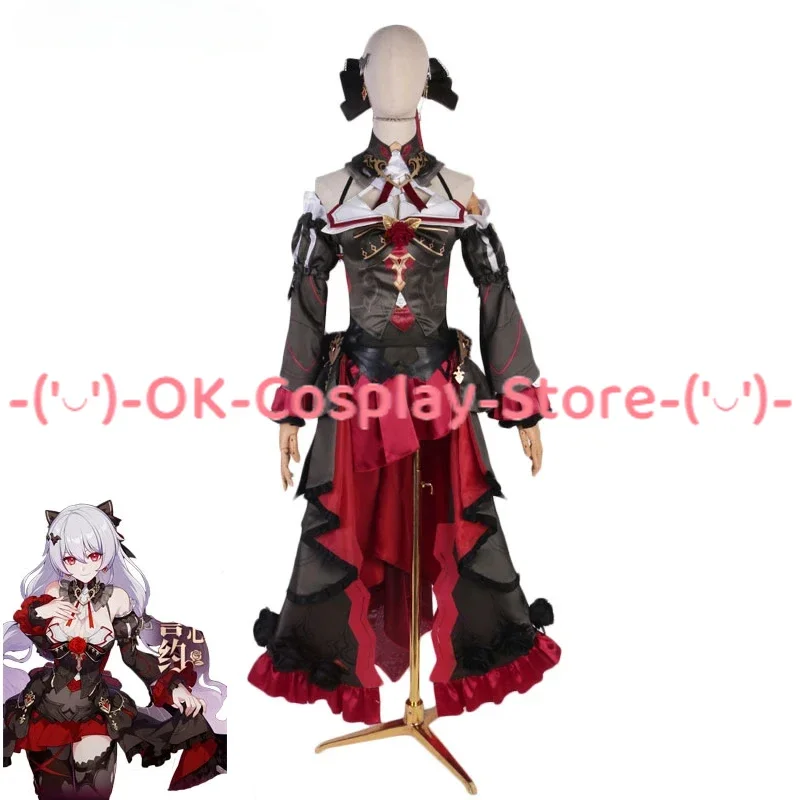 

Game Honkai Impact 3 Theresa Apocalypse Cosplay Costume Women Cute Party Dress Suit Halloween Carnival Uniforms Custom Made