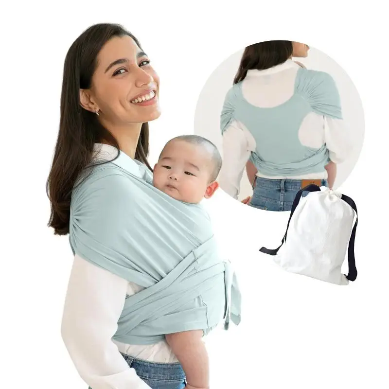 1 Piece Infant Newborn Adjustable Stretchy Carrier Belt Portable Breathable Baby Sling Wrap Multifunctional Travel Supplies