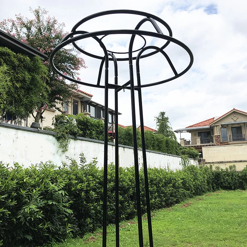 

Iron Gardening Ball Orchid Rose Clematis Climbing Vine Mushroom Umbrella Flower Stand Climbing Vine Shelf Green Plant