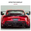 탄소 섬유 후면 트렁크 뚜껑 스포일러 윙, 도요타 수프라 GR A90 MK5 쿠페 2019 2021 부트 스포일러 립 윙, 자동차 스타일링 2