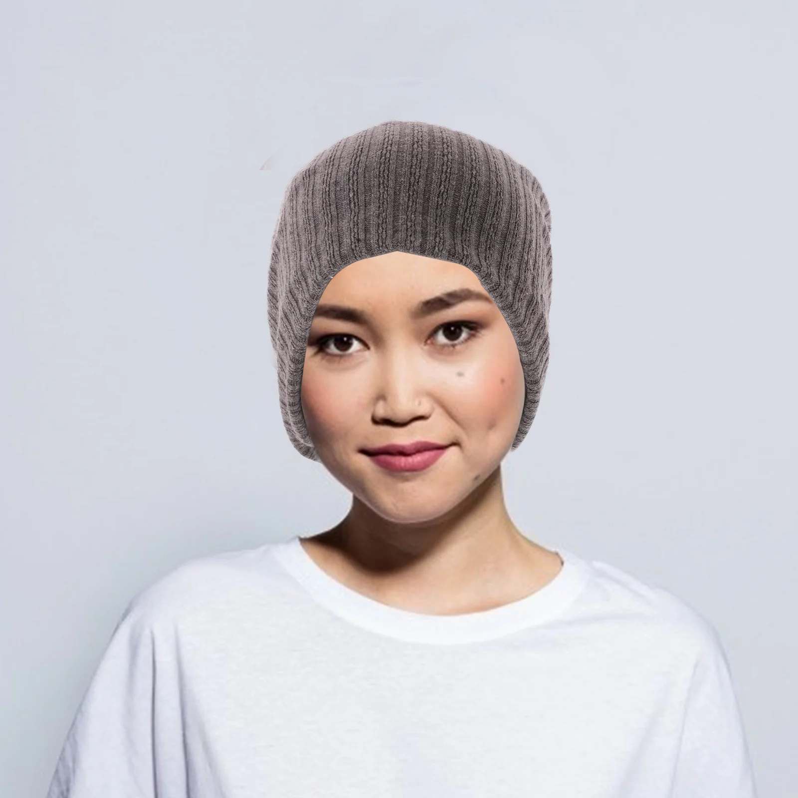 

Unisex Knitted Beanie Cap Winter Warm Hat Stylish Cotton Knit Headwear for Adults Trendy Outdoor Indoor Multi-Use Accessory