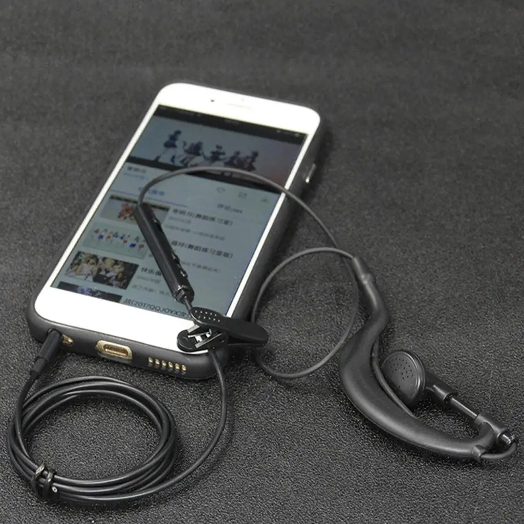 Одиночные наушники 3,5 мм с микрофоном и регулятором громкости для