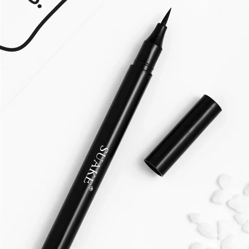 1Pc Black Liquid Eyeliner Pen Waterproof Quick Dry Long Lasting Anti-oil Eye Liner Pencil Natural Makeup Cosmetic Beauty