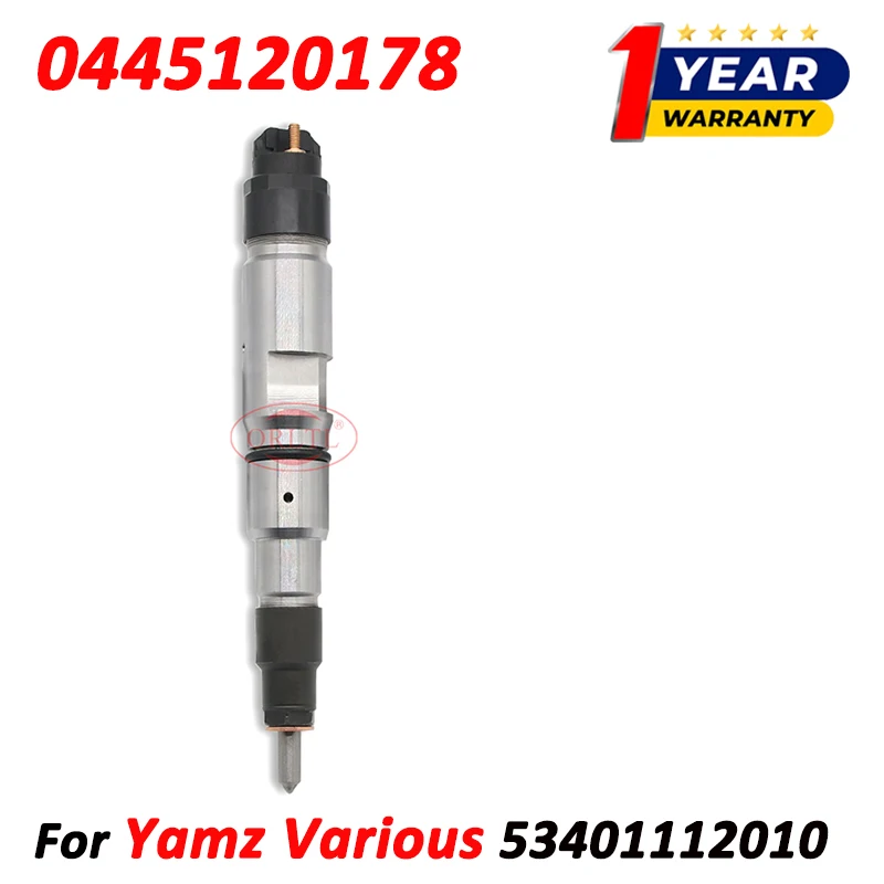 

0445120178 New Common Rail Nozzle 0445 120 178 Diesel Fuel Injector 0 445 120 178 for Yamz Various 53401112010