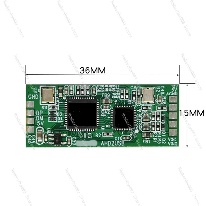 AHD CVBS AV To USB 720P 1080P Camera Digital To Analog Adapter Board