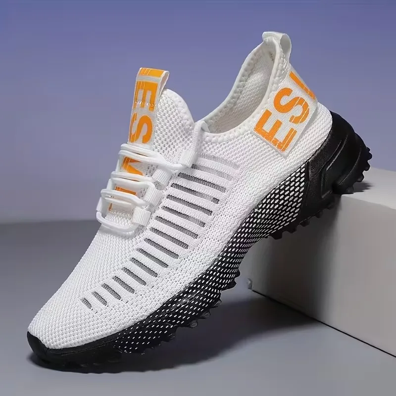 

2026 Fashion Mesh Running Shoes Men Women Breathable Lightweight Cushioned Sole Sports Gym Outdoor Training Sneakers Quick Dry