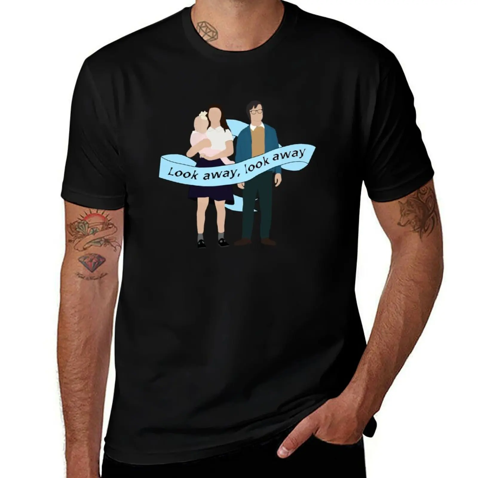 Baudelaire Orphans, Look Away, Look Away T-Shirt anime t shirts plus sizes anime shirts men