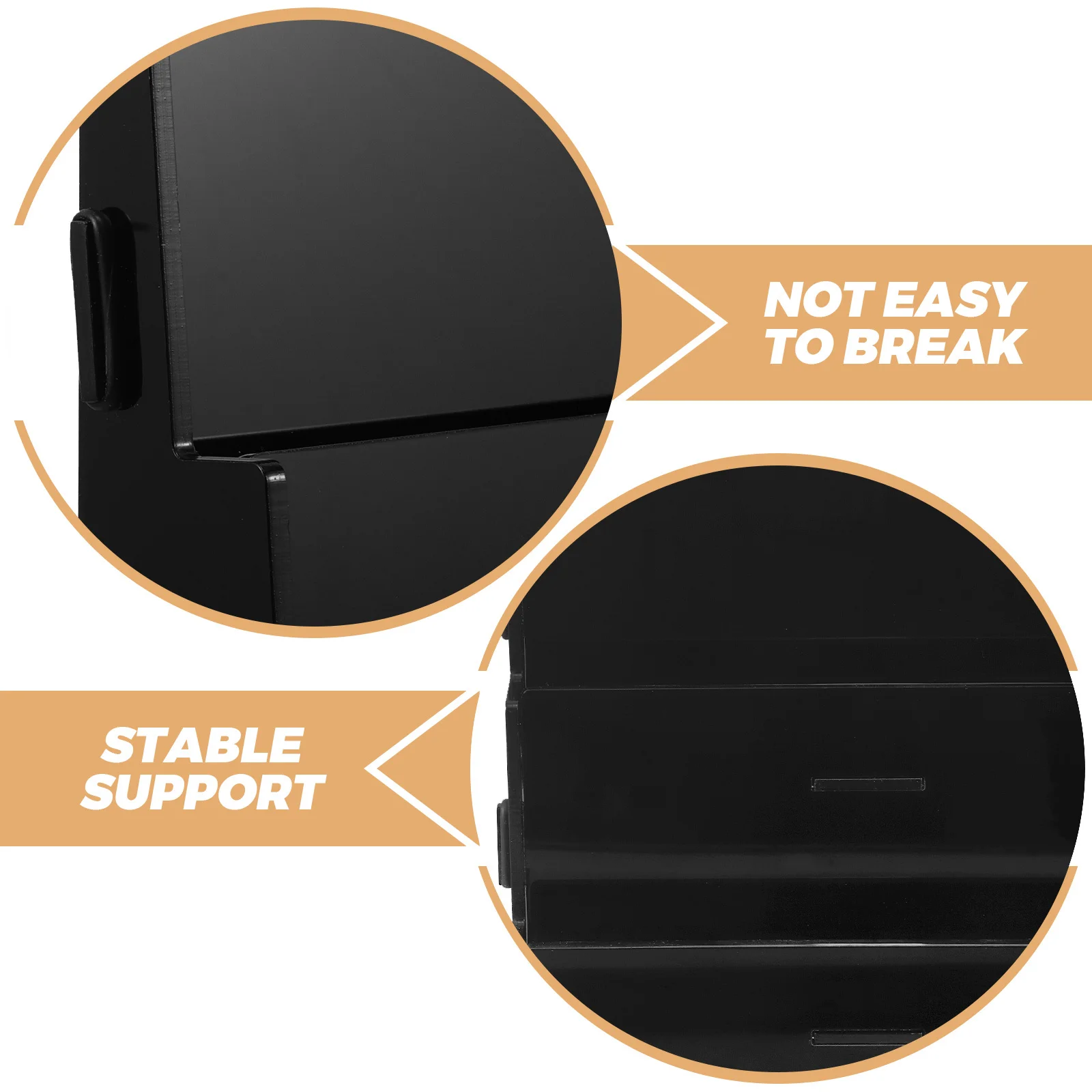 Exhibidor de Tarjetas de Béisbol Acrílico Transparente, Organizador de Tarjetas Coleccionables de 3 Niveles, Soporte para Tarjetas Deportivas