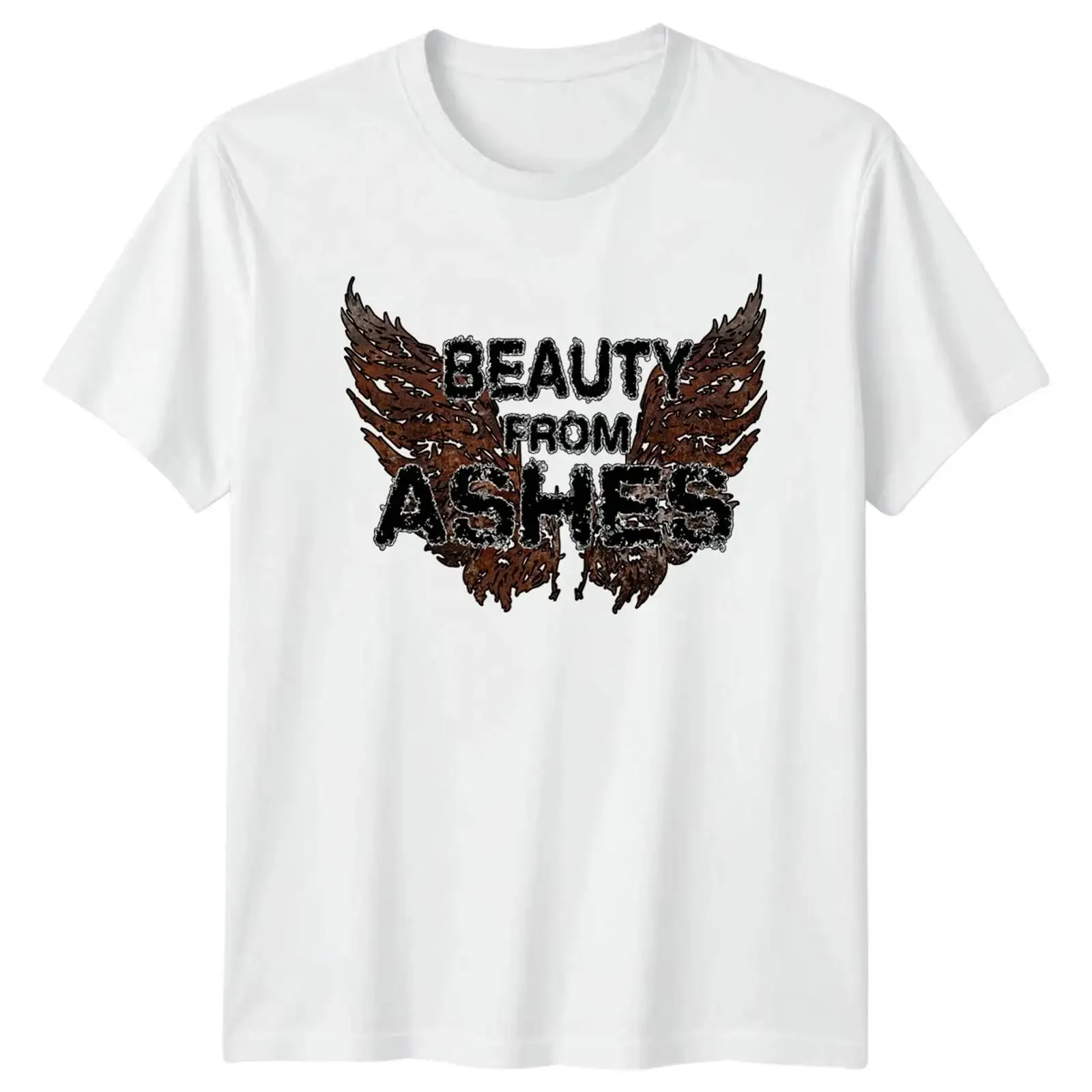 Beauty From Ashes T-Shirt, inspirierend, Western-Glaube, Geburtstagsgeschenk für Ihn, Vintage, gewaschene Designerkleidung, Stretch