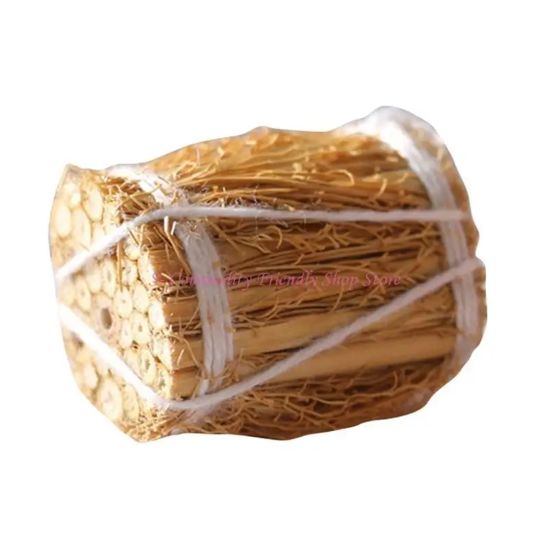 85ae 1:12 Dollhouse Miniature Furniture Mini Hoe/Straw Bales/Firewood/Toy Toy