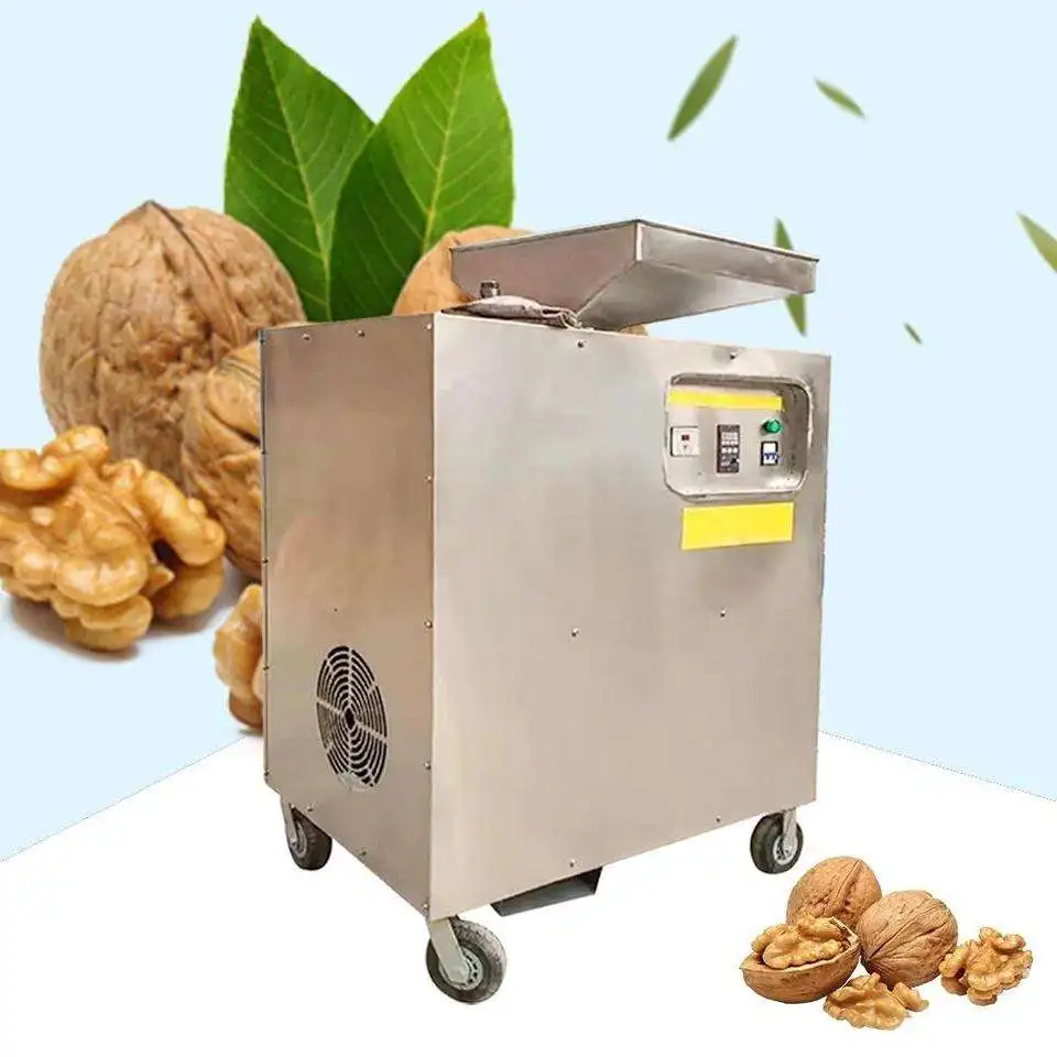 CG Machinery Stainless Steel Walnut Shelling & Cracking Machine Dry Processing Model