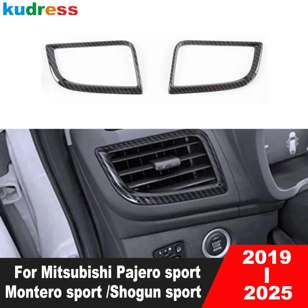 

Car Front Air Condition Vent Outlet Cover Trim For Mitsubishi Pajero/Montero/Shogun sport 2019-2024 2025 Interior Accessories