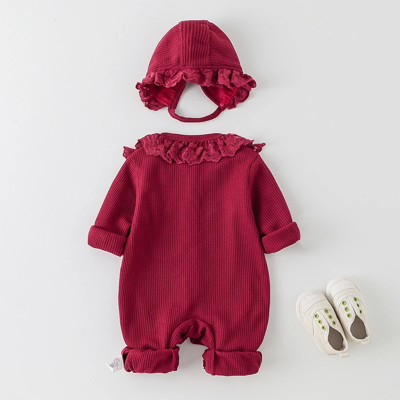 

Adorable Baby Clothes Spring Autumn Suit Baby Rer 00 Days Cler Newborn Clothes Two-Piece Set High Waist Long Pants Cotton