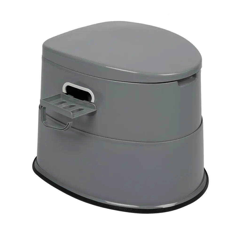 

Portable Toilet with Non-slip Mat Grey