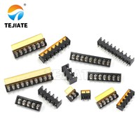 1PCS HB-9500 barrier terminal block with covered power supply pitch 9.5MM HB-2/3/4/5/6/7/8/9/10P