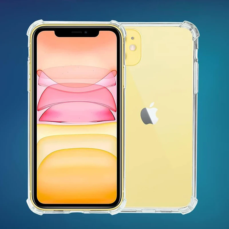 حافظة مضادة للصدمات لهاتف آيفون 16E 16 15 14 13 12 11 Pro Max حافظة شفافة رفيعة للغاية من السيليكون الناعم لهاتف أبل 13 12 Mini 15 Plus #5