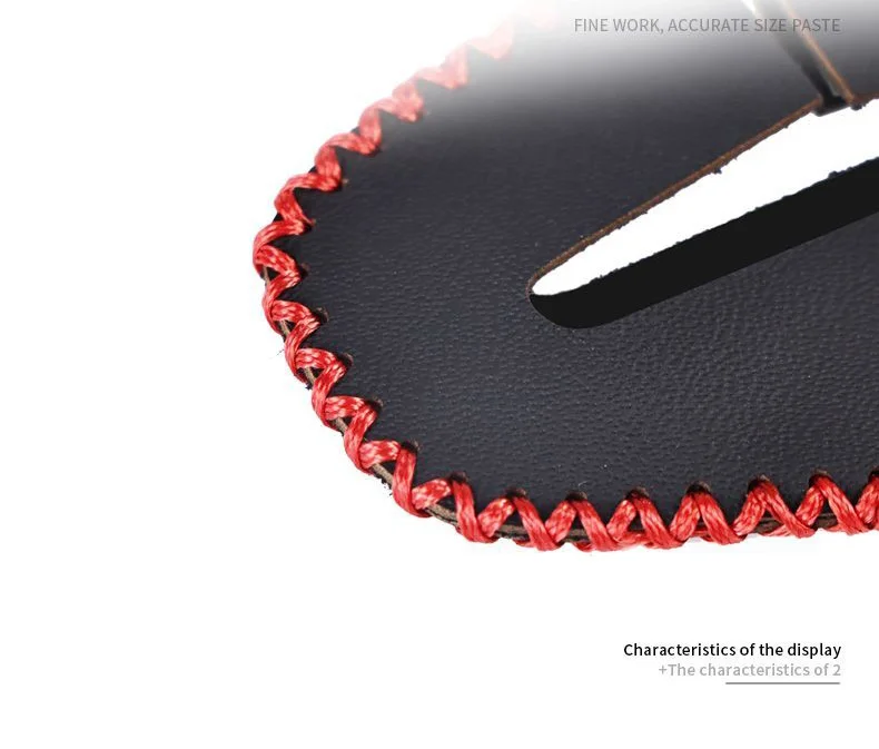 PU Leder Auto Sitz Gürtel Schnalle Clip Protector Anti-Scratch Sicherheitsgurt Abdeckung Polsterung Innen Taste Fall Sicherheit Auto Zubehör – Detail 5