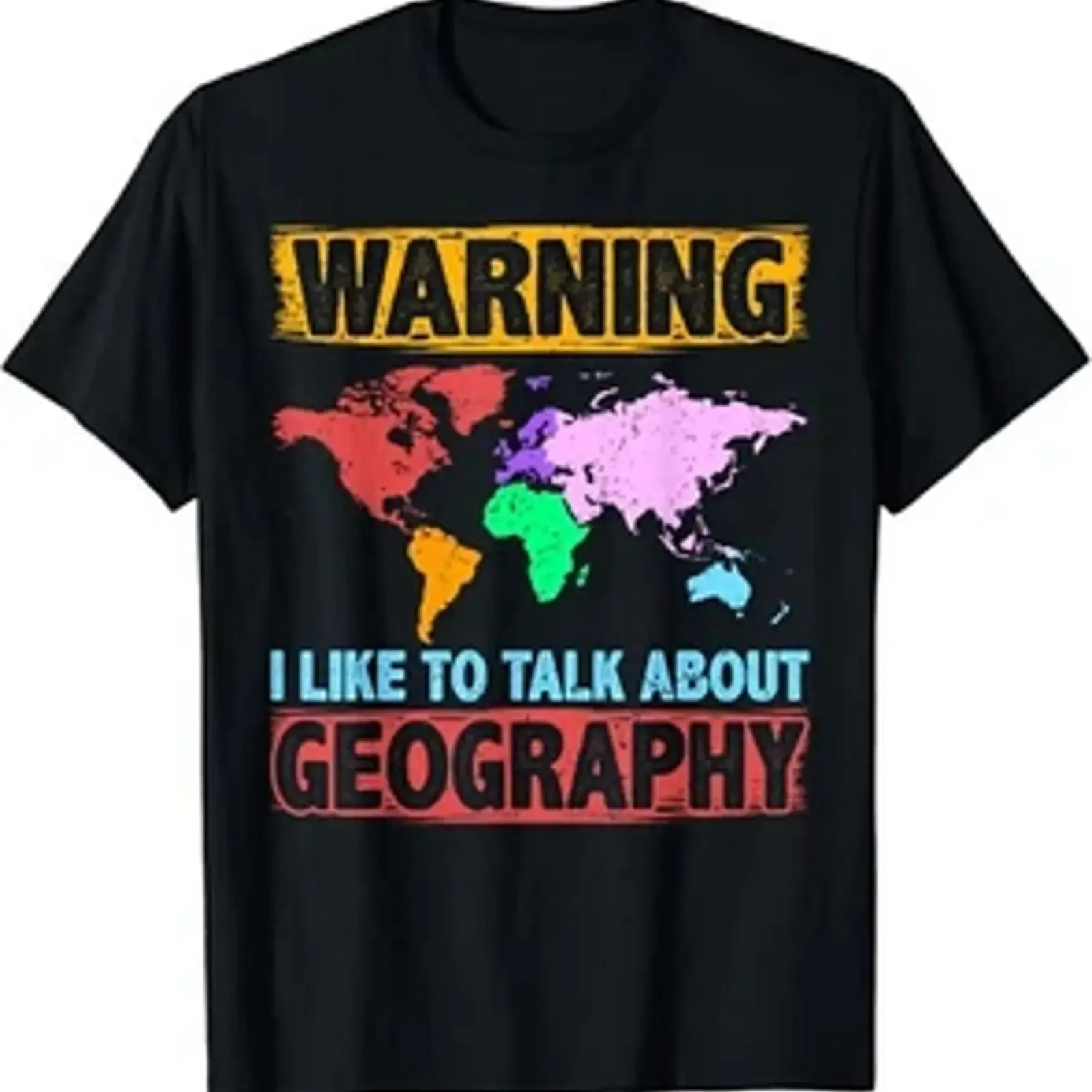 Geography Nerds T Shirt Funny Sayings for Teachers Geographer  vintage Washed Top For Everyday Wear homme Stretched graphic