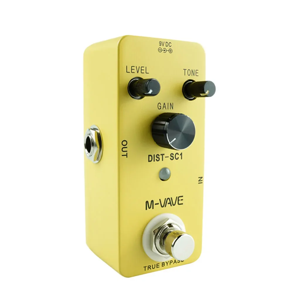 M-VAVE Distortion-SC1 for Electric Guitar/Bass/Acoustic Guitar Tone Distortion Delay Effect Pedal True Bypass Cuvave CUBE BABY